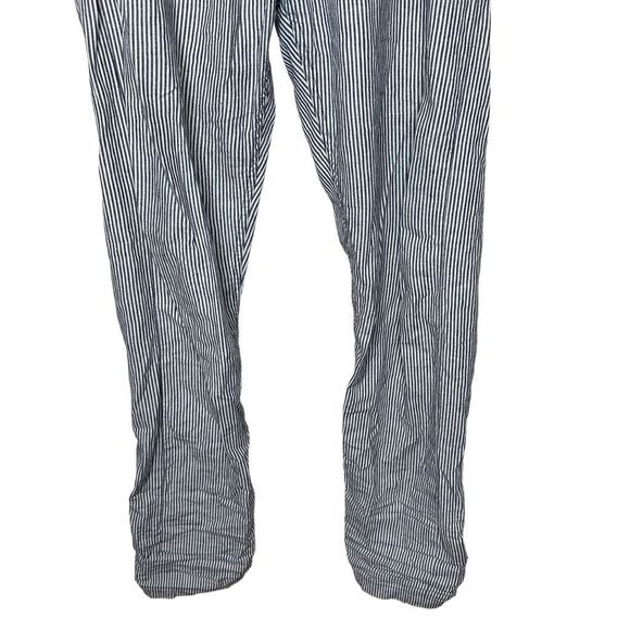 Choctaw Ridge Japanese Natural Striped Linen/Cotton Drawstring Lounge Pants Made - Picture 3 of 7